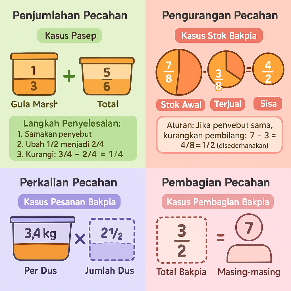 Operasi Pecahan